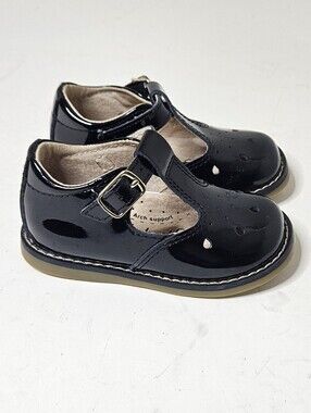 Footnotes Patent Leather Mary Janes Black Toddler 4